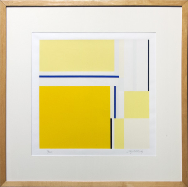 Untitled (Yellow Square) by Ilya Bolotowsky