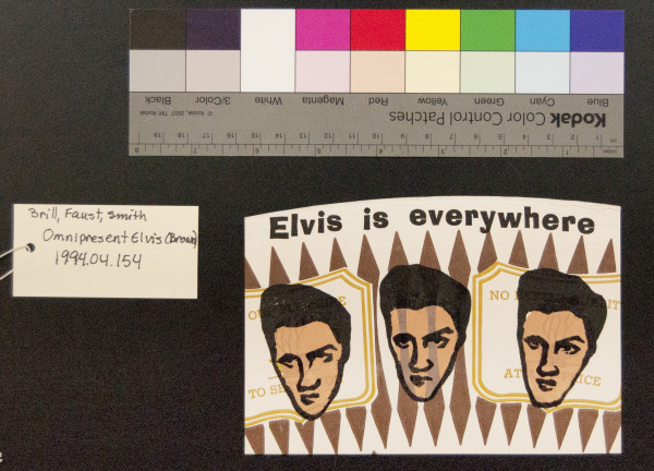 Omnipresent Elvis (Brown) by Esther K Smith Dikko Faust