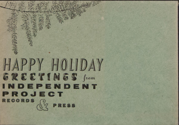 Christmas card envelope by Bruce Licher