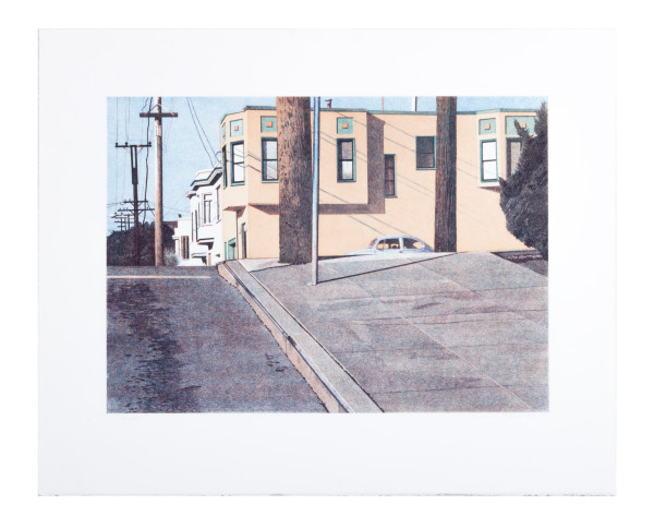 Mississippi Street Intersection by Robert Bechtle