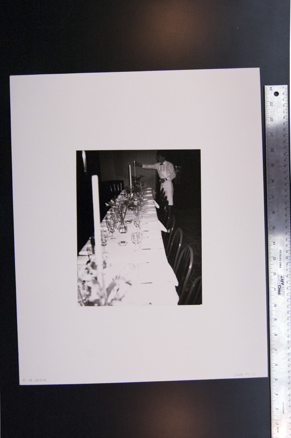 Waiter Lighting Candle by Andy Warhol