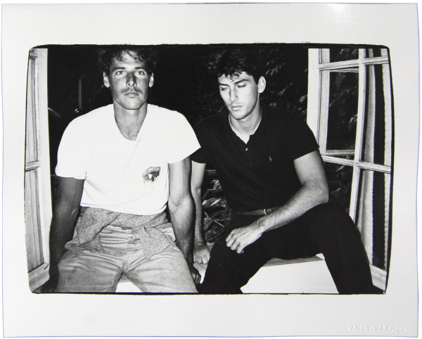Two Male Models by Andy Warhol