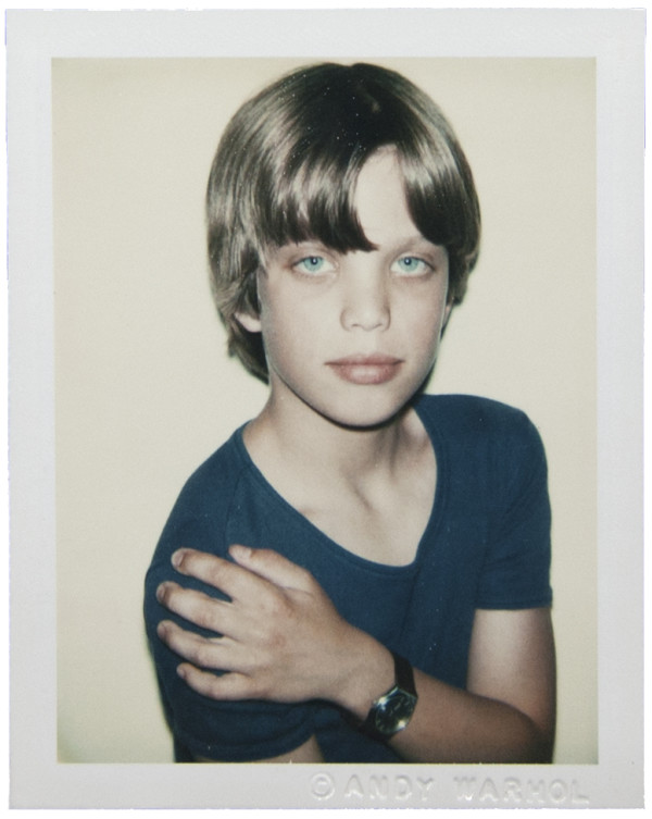Unidentified Boy (Blue T-shirtl) by Andy Warhol