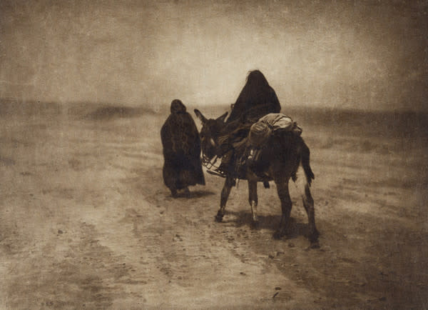 Into the Desert - Navajo by Edward Sheriff Curtis