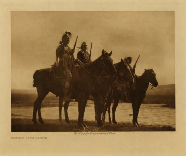 Custer's Crow Scouts by Edward Sheriff Curtis