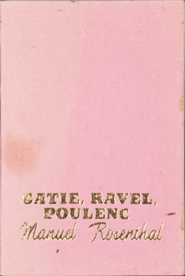 Untitled (Wall Shelf-"Satie, Ravel. Poulenc by Manuel Rosenthal) by Stella Waitzkin
