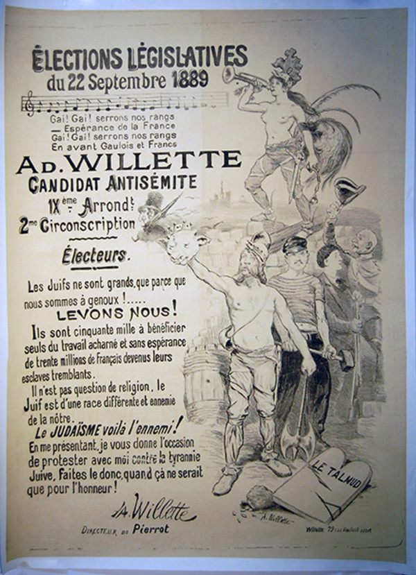 Elections Legislatives du 22 Septembre 1889 by Willette