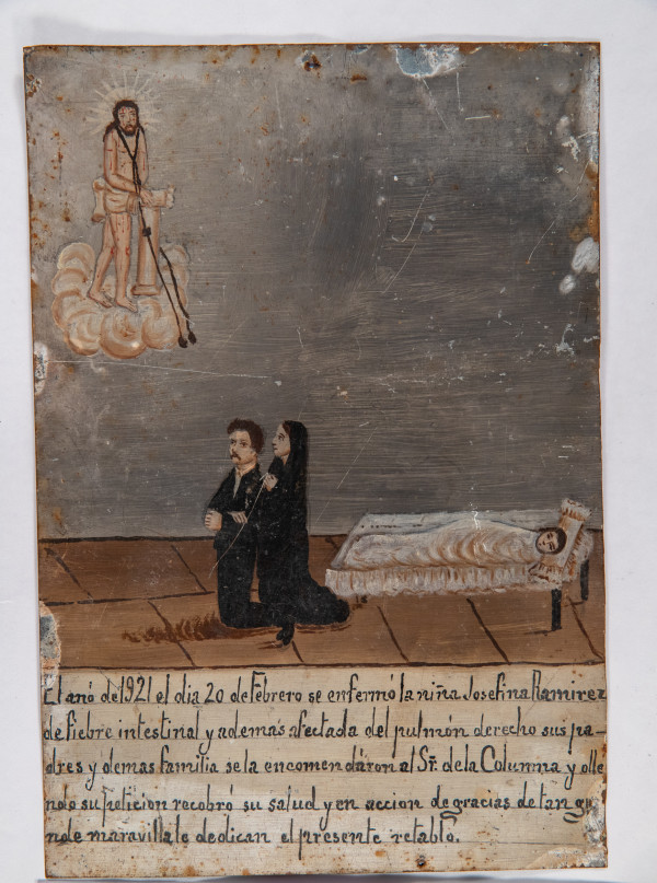 Ex-voto, February 20, 1921 by Anonymous