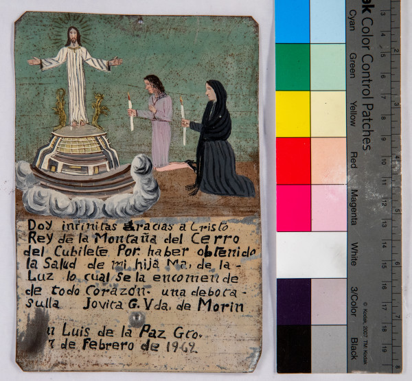 Ex-voto, February 7, 1962 by Anonymous