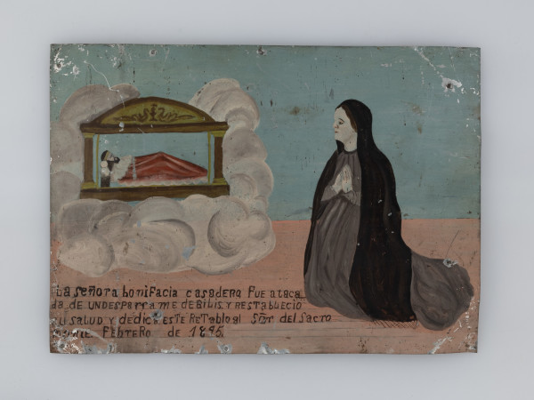 Ex-voto, February 1895 by Unknown