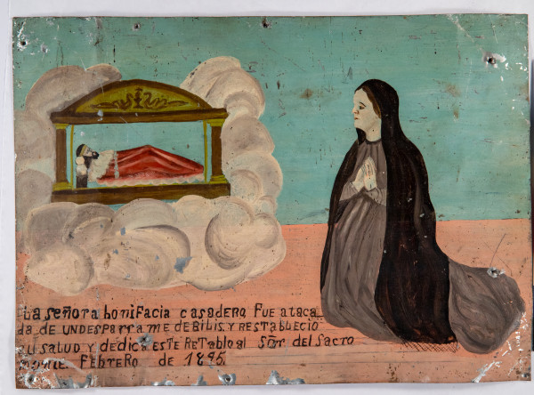 Ex-voto, February 1895 by Anonymous