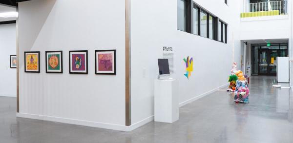 Installation View of Labor Motherhood & Art In 2020- Mullennix Bridge Gallery 1