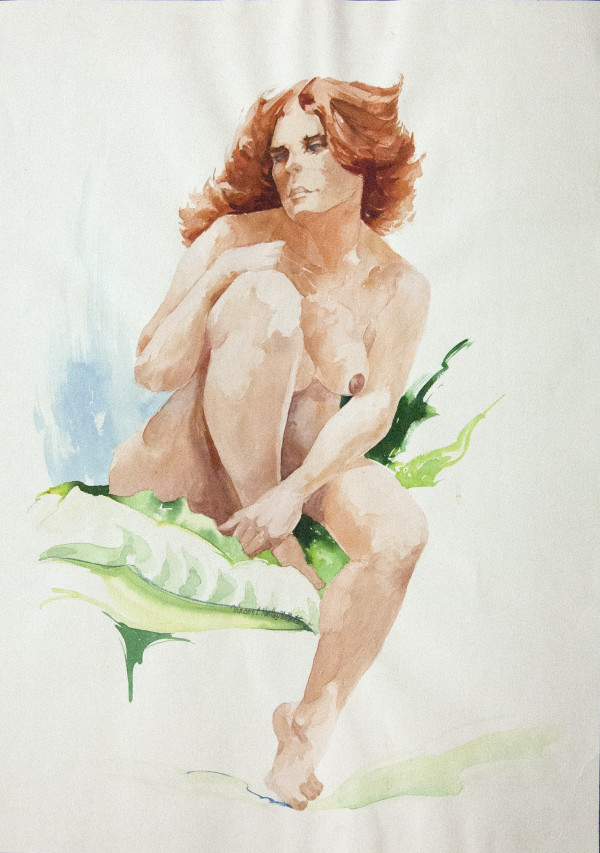 Figure Portrait xxv Nude by Vincent Harley Hallett
