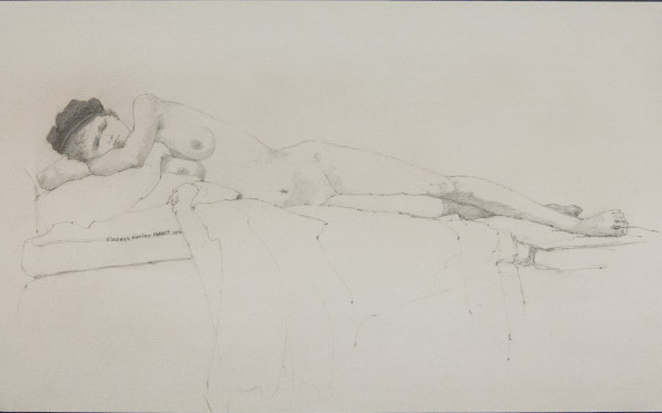 A Figure Portrait xxvi Nude by Vincent Harley Hallett