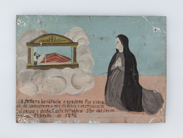 Ex-voto, February 1895 by Unknown