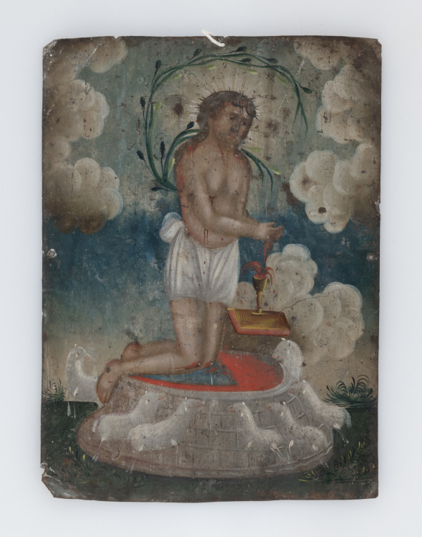 La Vendimia Mística, El Varón Eucarístico de Dolores, Mystical Vine, The Eucharistic Man of Sorrows by Unknown