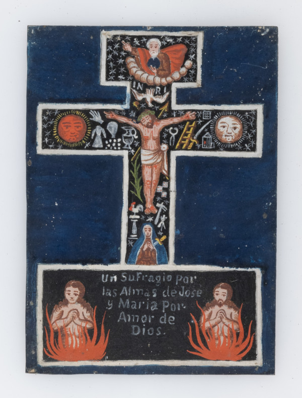 Ex-Voto: La Cruz de las Animas, The Cross of Souls by Unknown
