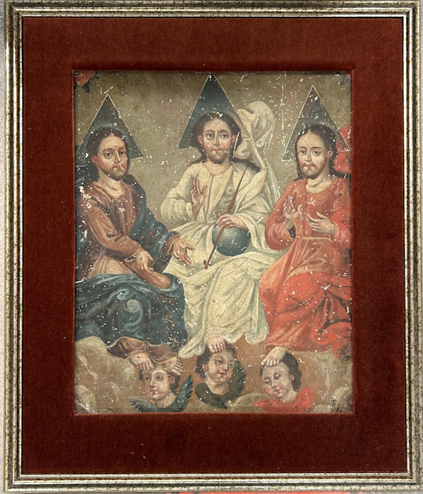 La Santísima Trinidad, The Holy Trinity by Unknown