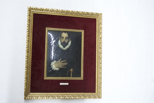 Gentleman with the hand on his Chest by Unknown, Reproduction of work by El Greco