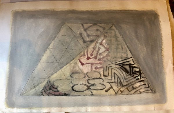 Work on Paper by Tom Huston, Image 1.