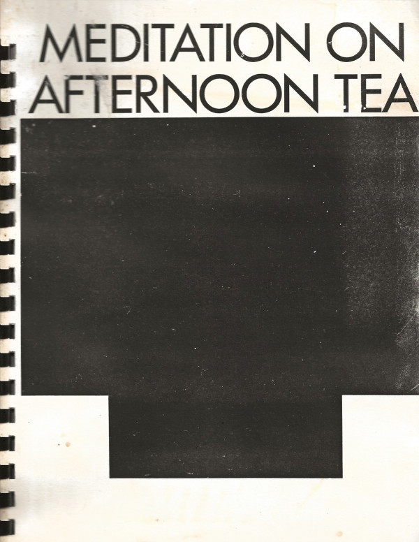 Xerox poetry book - meditation on afternoon tea, Image 1.