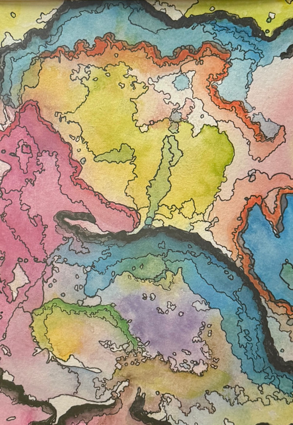 Watercolor Abstract 2 by Mari Matamoros, Image 1.