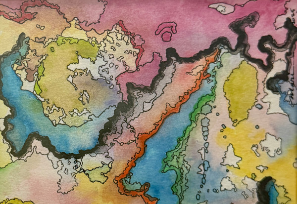 Watercolor Abstract 3 by Mari Matamoros, Image 1.