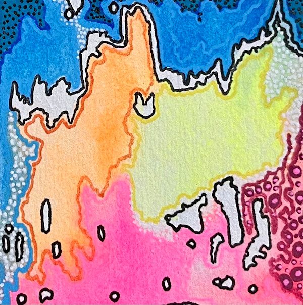 Mini watercolor 6 by Mari Matamoros, Image 1.