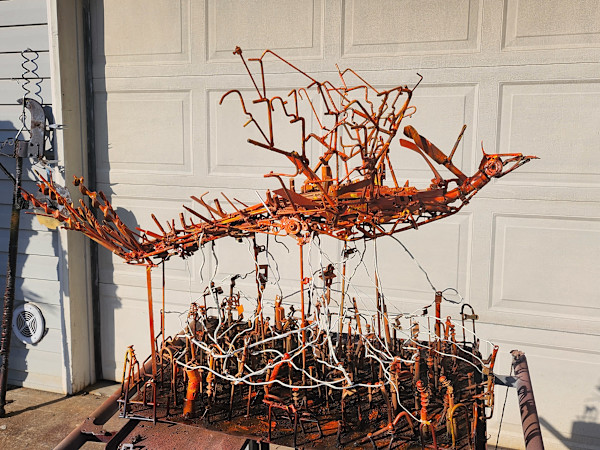 Firebird by Larry Alexis the junkart dog