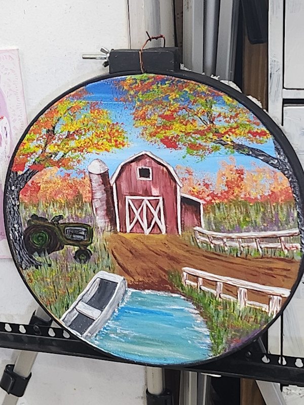 Farm by Larry Alexis the junkart dog