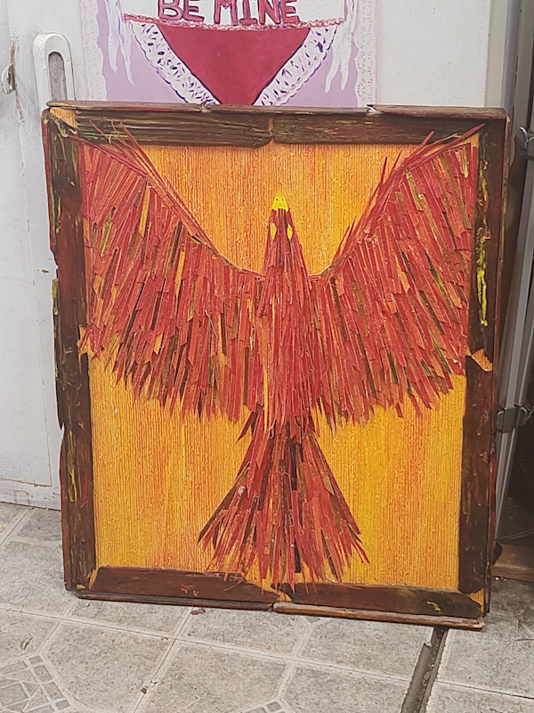 Firebird by Larry Alexis the junkart dog