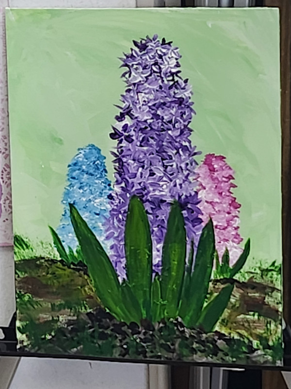 First Bloom by Larry Alexis the junkart dog