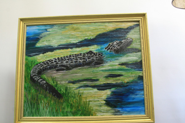 Gator by Larry Alexis the junkart dog