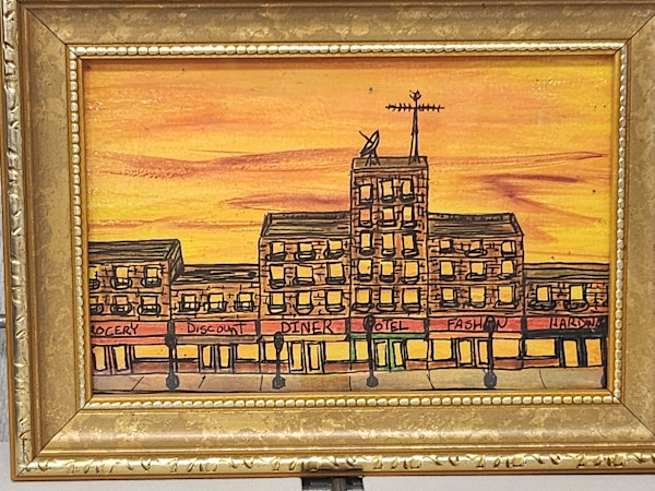 Golden City by Larry Alexis the junkart dog