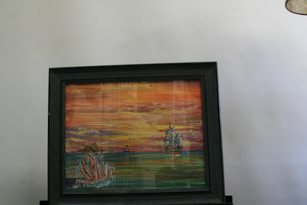 Good Morning by Larry Alexis the junkart dog