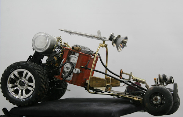 Junk Buggy by Larry Alexis the junkart dog