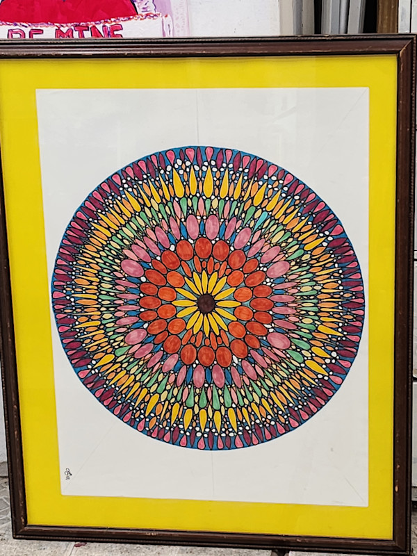 Mandala #1 by Larry Alexis the junkart dog