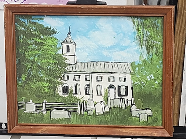 Rural Church by Larry Alexis the junkart dog