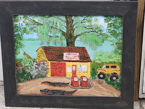 Shade Tree by Larry Alexis the junkart dog