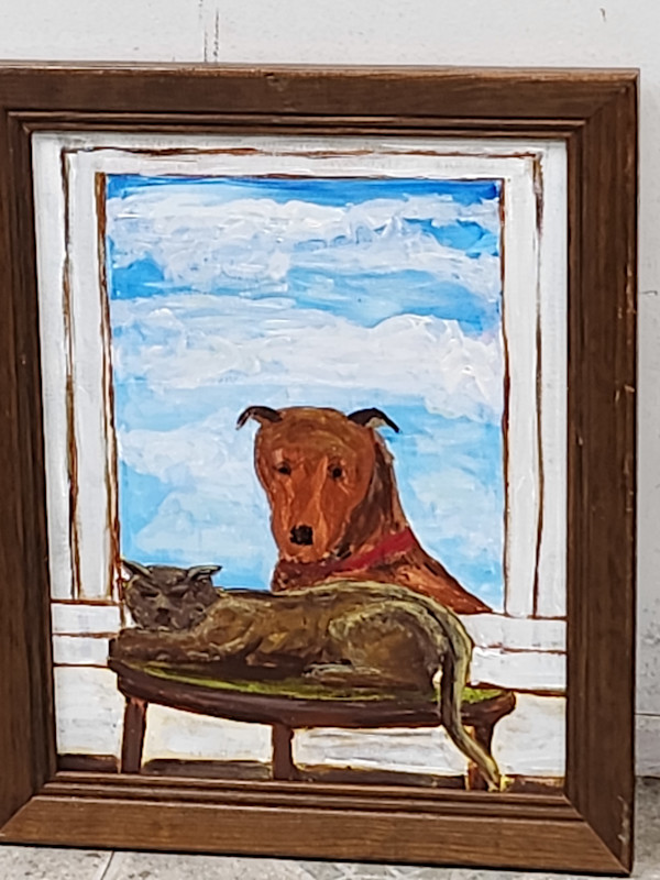 The Watcher by Larry Alexis the junkart dog