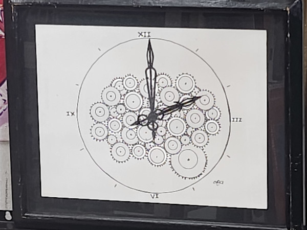Timepiece by Larry Alexis the junkart dog