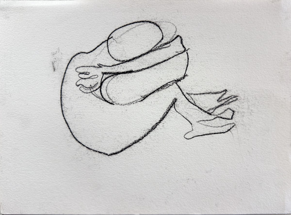 Untitled (contour drawing #1) by Kathy Skerritt