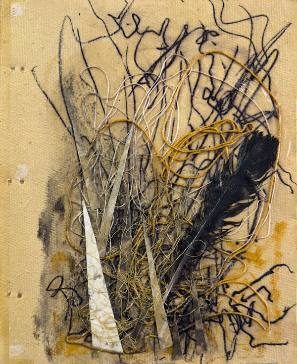 Untitled (yellow page 5) by Kathy Skerritt