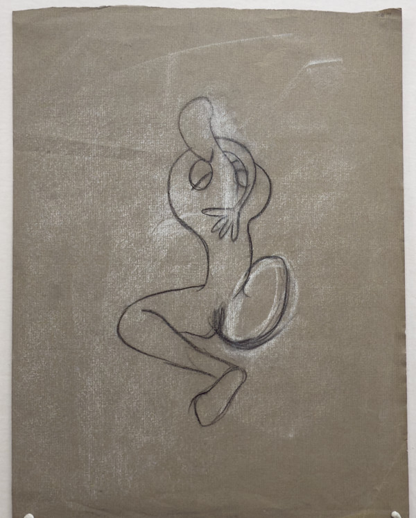 Untitled (white portrait) by Kathy Skerritt