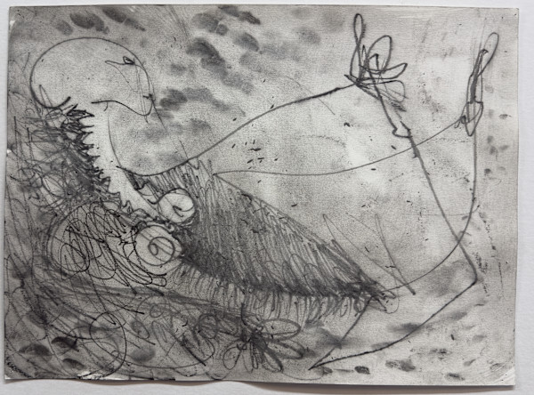 Untitled (abstract figure) by Kathy Skerritt