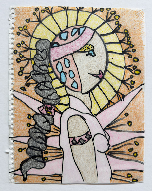 Untitled (portrait figure) by Kathy Skerritt