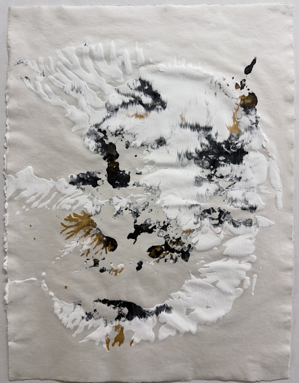 Untitled (white, brown and black) by Kathy Skerritt