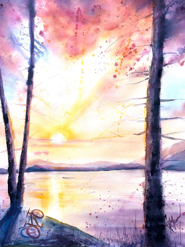 Sunset at Karst Loop by Sarah Graves