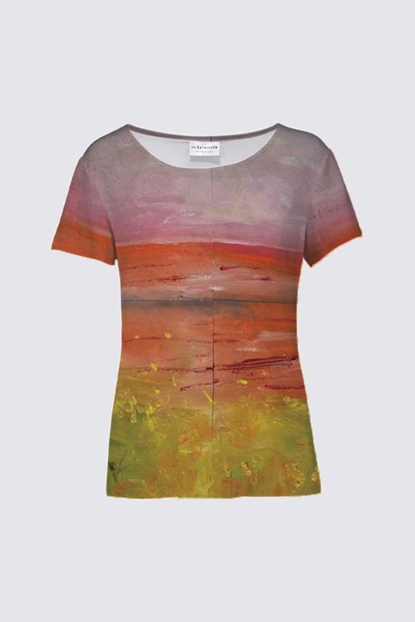 Shirt, Tickled Pink by Alice Eckles