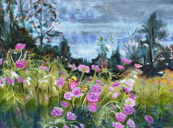 Field of cosmos by Alice Eckles